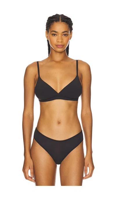 Skims Fits Everybody Crossover Bralette In Black