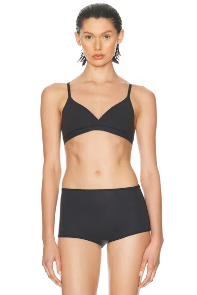 Skims Fits Everybody Crossover Bralette In Black