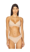 Skims Fits Everybody Crossover Bralette In Neutral