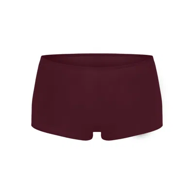 Skims Everyday Cotton Boyshort In Brown