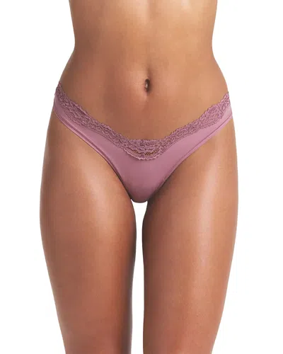 Skims Fits Everybody Dipped Front Thong In Pink