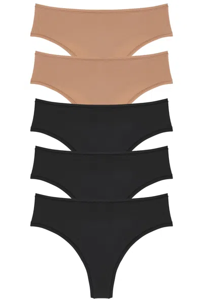 Skims Fits Everybody Fits Everybody 5 Pack Thong In Multi