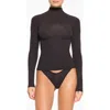 Skims Fits Everybody Funnel Neck Top In Black