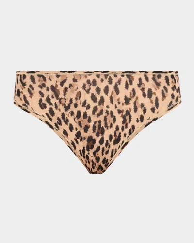 Skims Fits Everybody High-cut Cheeky Briefs In Brown