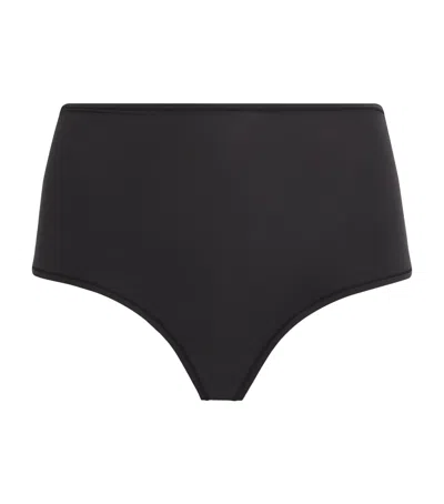 Skims Fits Everybody High-rise Thong In Black