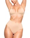 Skims Fits Everybody High Waist Thong In Neutral