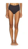 Skims Fits Everybody High Waisted Thong In Black