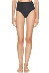 Skims Fits Everybody High Waisted Thong In Black
