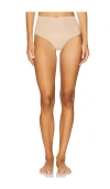 Skims Fits Everybody High Waisted Thong In Brown