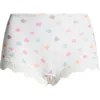 Skims Fits Everybody Lace Boy Short In Marble Candy Heart Print