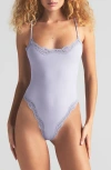 Skims Fits Everybody Lace Cami Bodysuit In Jupiter