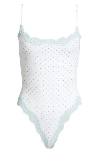 Skims Fits Everybody Lace Cami Bodysuit In Multi