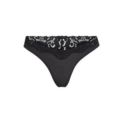 Skims Fits Everybody Lace In Onyx