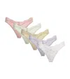 Skims Fits Everybody Lace Thong In Black