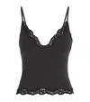 Skims Triangle Camisole In Black