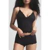 Skims Triangle Camisole In Black
