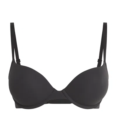 Skims Fits Everybody Push-up Demi Bra In Black
