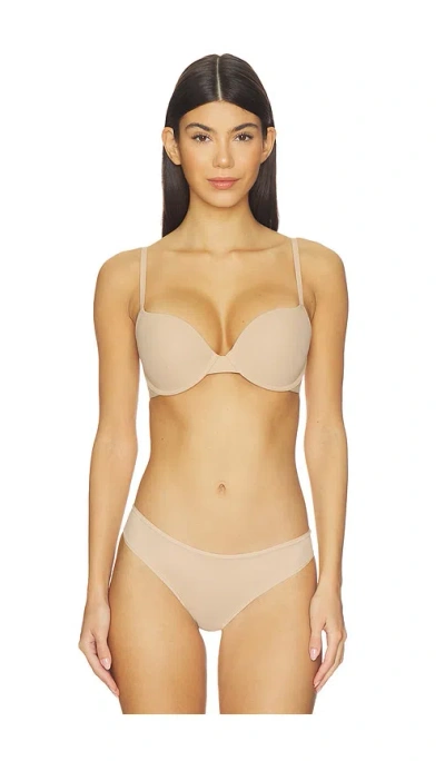 Skims Fits Everybody Push-up Demi Bra In Neutral