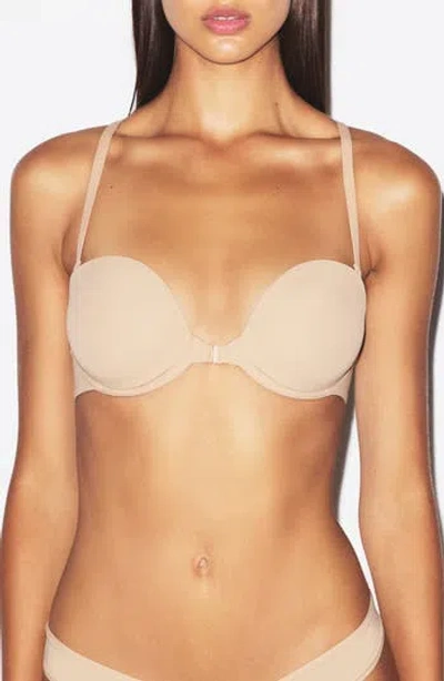 Skims Fits Everybody Racerback Demi Bra In Neutral