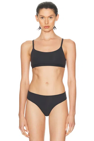 Skims Fits Everybody Scoop Bralette In Black