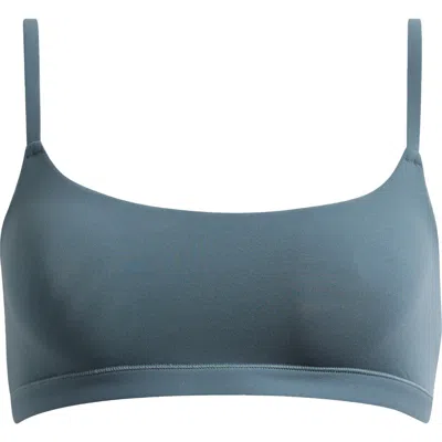Skims Fits Everybody Scoop Bralette In Blue