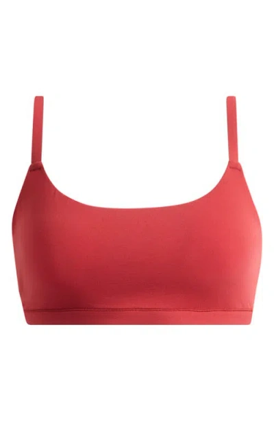 Skims Fits Everybody Scoop Bralette In Red