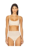 Skims Fits Everybody Scoop Bralette In Neutral