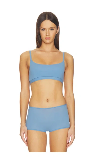 Skims Fits Everybody Scoop Neck Bralette In Artic