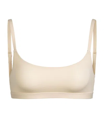 Skims Fits Everybody Scoop-neck Bralette In Nude