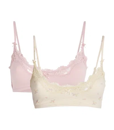Skims Fits Everybody Scoop-neck Lace Bralette