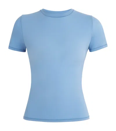 Skims Fits Everybody Short-sleeve T-shirt In Blue