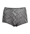 Skims Fits Everybody Snakeskin Print Boy Short Briefs In Multi