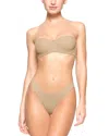 Skims Fits Everybody Strapless Bra In Brown