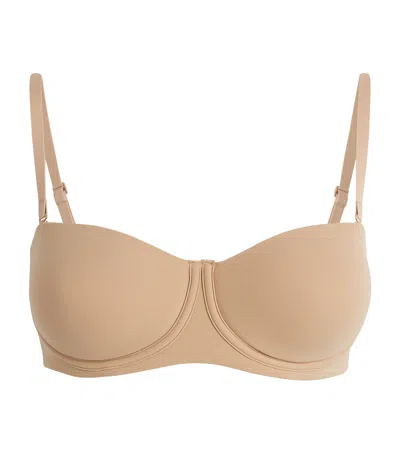 Skims Womens Sien Ultimate Tear-drop Stretch-woven Push-up Bra In Sienna