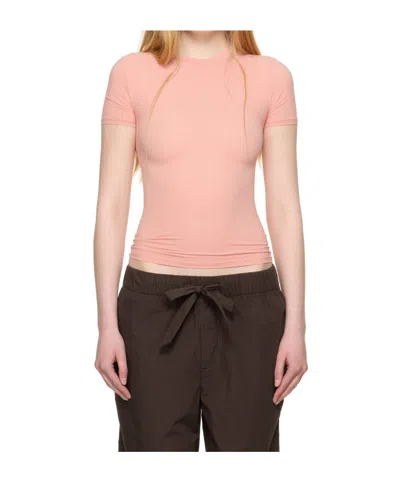 Skims Fits Everybody T Shirt In Pink