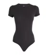 Skims Fits Everybody T-shirt Bodysuit In Black