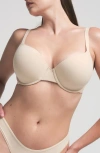 Skims Fits Everybody T-shirt Bra In Sand In Neutral