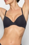 Skims Fits Everybody Underwire T-shirt Bra In Onyx