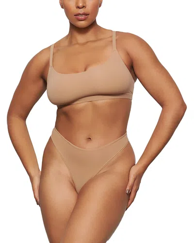 Skims Fits Everybody Thong In Brown