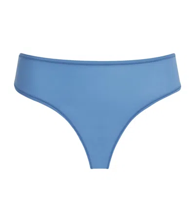 Skims Fits Everybody Thong In Blue