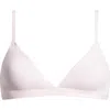 Skims Fits Everybody Triangle Bralette In Cherry Blossom