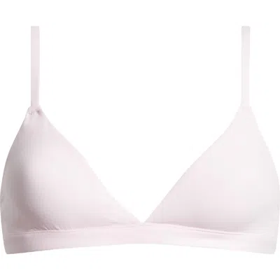Skims Fits Everybody Triangle Bralette In Cherry Blossom