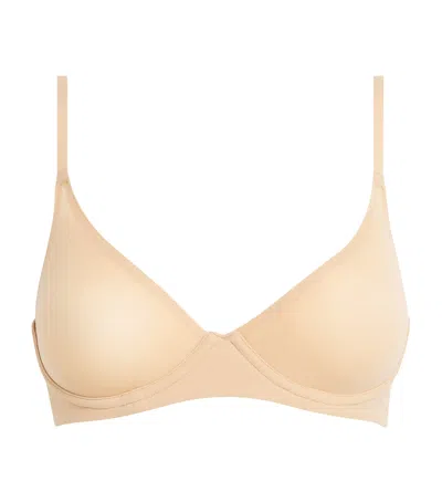 Skims . Fits Everybody Unlined Demi Bra In Neutral