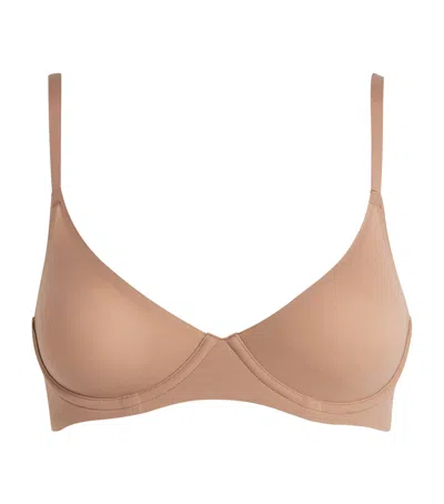Skims Fits Everybody Unlined Demi Bra In Neutral
