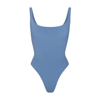 Skims Fits Everybody Square Neck Bodysuit In Multi