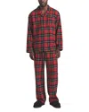 Skims Cotton Flannel Pajamas In Multi