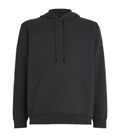 Skims Fleece Classic Hoodie In Black