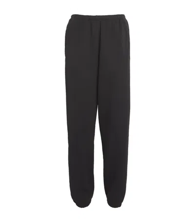 Skims Fleece Classic Sweatpants In Black