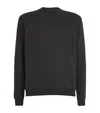 Skims Fleece Classic Sweatshirt In Black