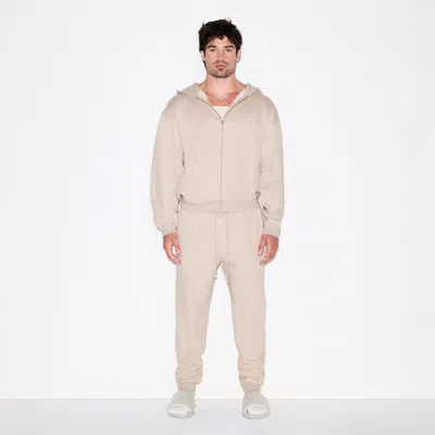 Skims Fleece Lounge In Brown